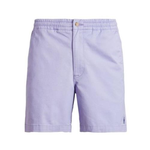 Elastische taille Prepster Shorts Polo Ralph Lauren , Purple , Heren