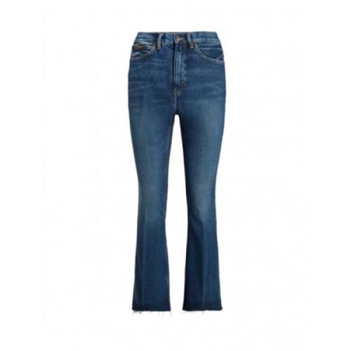 Sharona Crop Flare Jeans Polo Ralph Lauren , Blue , Dames