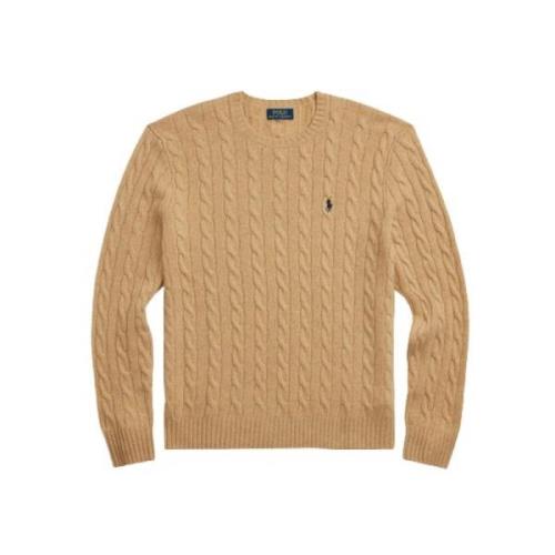 Round-neck Knitwear Polo Ralph Lauren , Beige , Heren