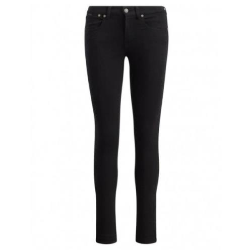 Super Skinny Tompkins Jeans Polo Ralph Lauren , Black , Dames