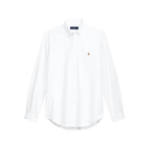Slim Fit Oxford Overhemd Polo Ralph Lauren , White , Heren