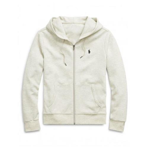 Hoodie met rits en trekkoord Polo Ralph Lauren , Gray , Heren