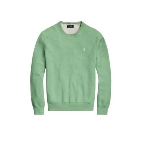 Honingraat Katoenen Trui Polo Ralph Lauren , Green , Heren