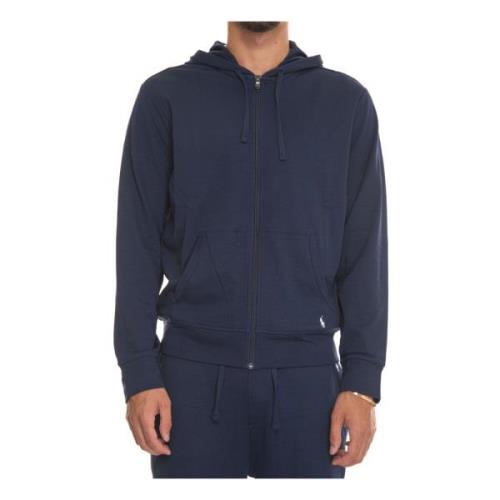 Sweatshirt met capuchon en rits Polo Ralph Lauren , Blue , Heren