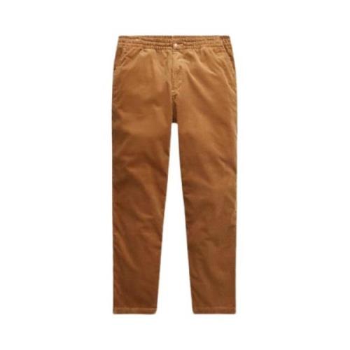 Ribfluwelen broek in zandkleur Polo Ralph Lauren , Brown , Heren