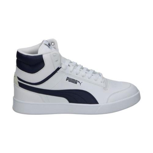 Stijlvolle en Comfortabele Stoffen Sneakers Puma , White , Heren