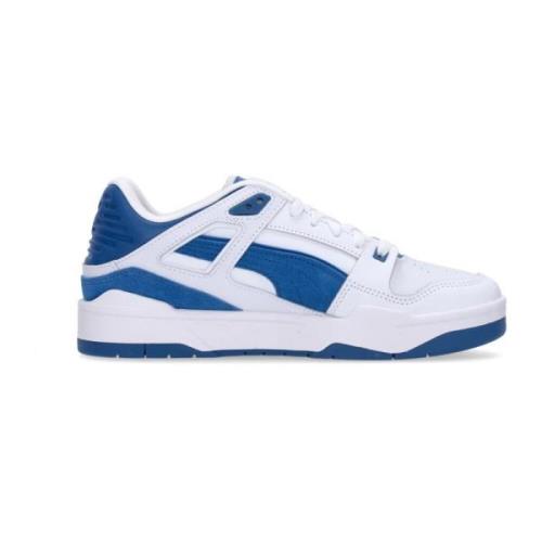 Wit/Blauwe Sneakers Puma , White , Heren