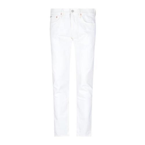 Witte Straight Jeans Ralph Lauren , White , Heren