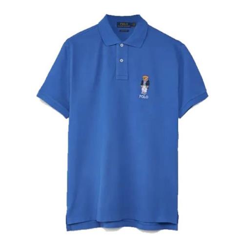 Marinebeer Polo Shirt Ralph Lauren , Blue , Heren