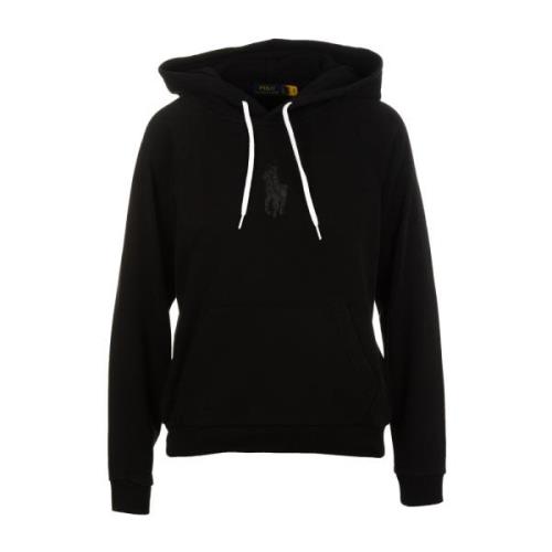 Comfortabele Zwarte Dames Sweatshirt Ralph Lauren , Black , Dames