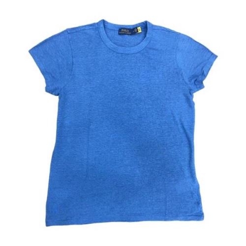 Tijdloos Dames T-shirt - Elegant en Stijlvol Ralph Lauren , Blue , Dam...