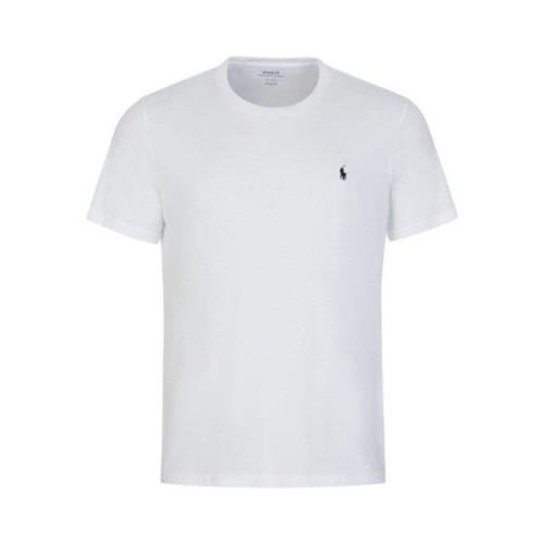 Witte Casual T-shirt voor Heren Ralph Lauren , White , Heren