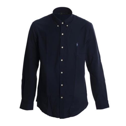 Slim Navy Formeel Overhemd Ralph Lauren , Blue , Heren