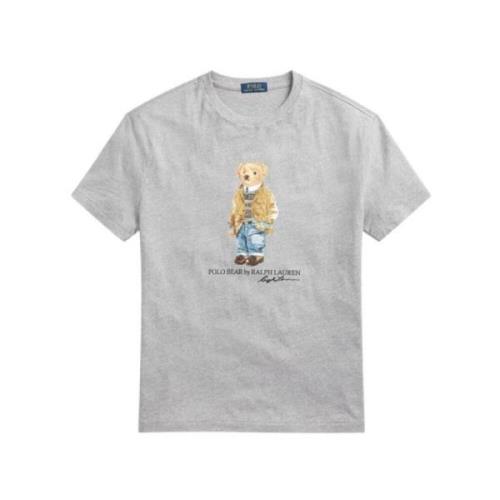 Polo Bear Custom T-shirt Ralph Lauren , Gray , Heren