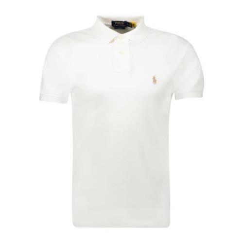 Klassieke Katoenen Polo Ralph Lauren , White , Heren