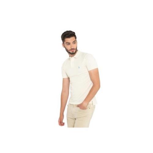 Klassiek Polo Shirt Ralph Lauren , White , Heren