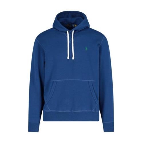 Comfortabele en stijlvolle hoodie met logo Ralph Lauren , Blue , Heren