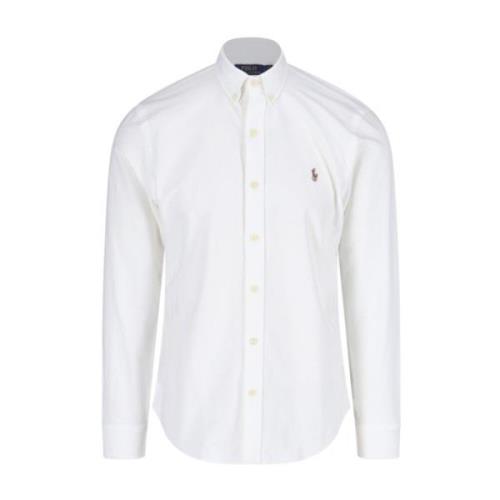 Wit Logo Overhemd voor Heren Ralph Lauren , White , Heren