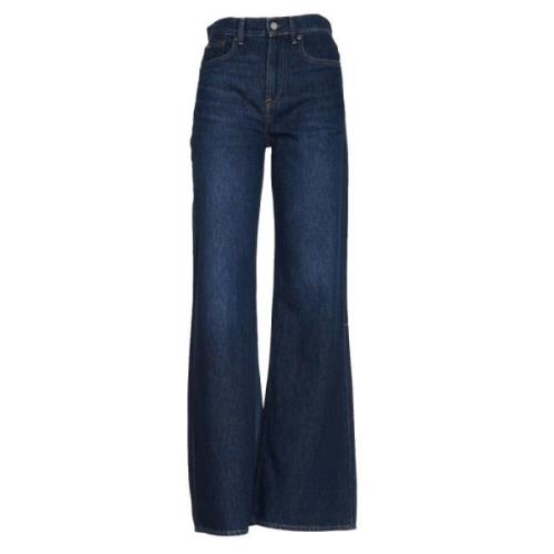 Blauwe Gewassen Jeans voor Dames Aw23 Ralph Lauren , Blue , Dames