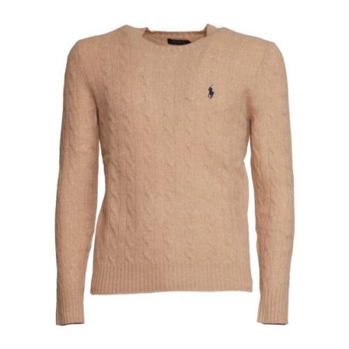 Camel Gebreide Kleding voor Heren Aw23 Ralph Lauren , Brown , Heren