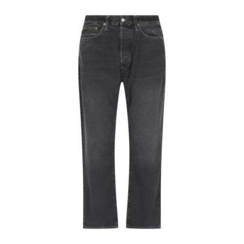 Zwarte Straight Leg Jeans Ralph Lauren , Black , Heren