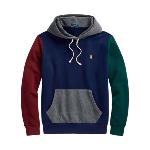 Color Block Fleece Hoodie Ralph Lauren , Multicolor , Heren