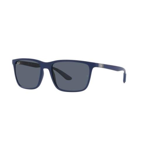 Stylish Blue/Blue Sungles RB 4387 Ray-Ban , Blue , Heren