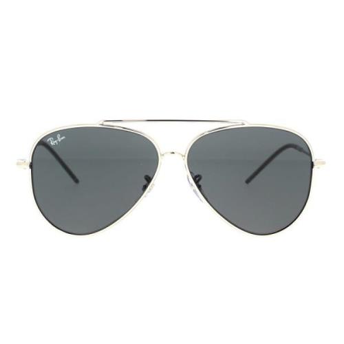 Revolutionary Sunglasses with Aviator Frame and Dark Grey Lenses Ray-B...