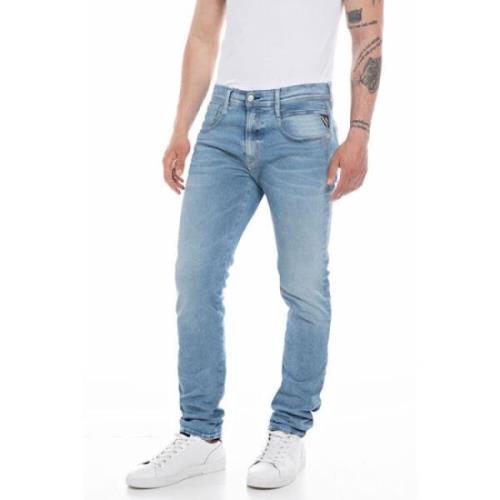 Stijlvolle Straight Jeans Replay , Blue , Heren