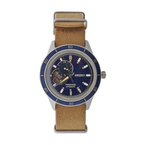 Presage Style 60's Automatisch Horloge Seiko , Blue , Heren
