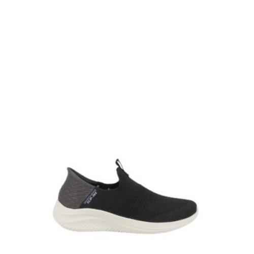 Zwarte Slip-On Sportieve Sneakers voor Vrouwen Skechers , Black , Dame...