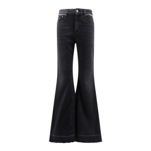 Flared Boot-cut Jeans Stella McCartney , Black , Dames