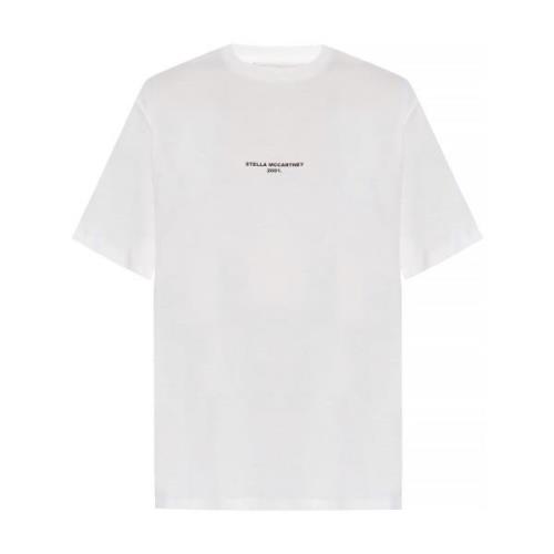 Logo-bedrukt T-shirt Stella McCartney , White , Dames