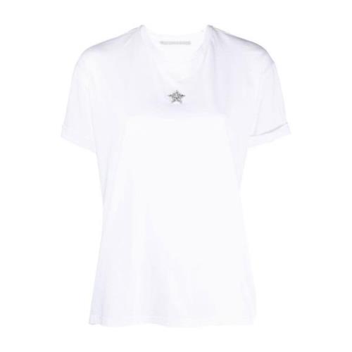 Witte Dames T-Shirt - Aw23 Collectie Stella McCartney , White , Dames