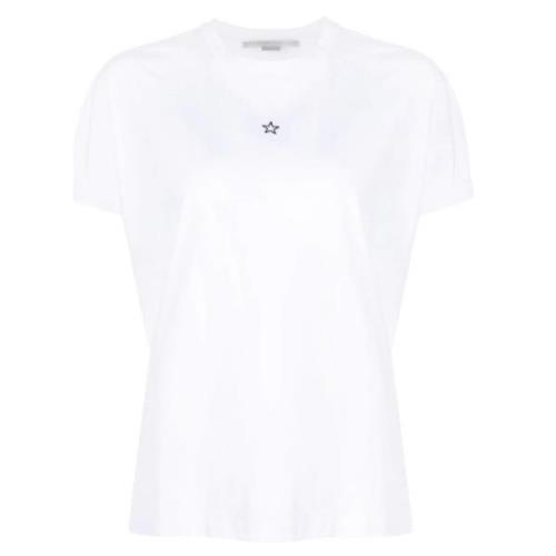 Geborduurd Mini Ster T-Shirt Stella McCartney , White , Dames