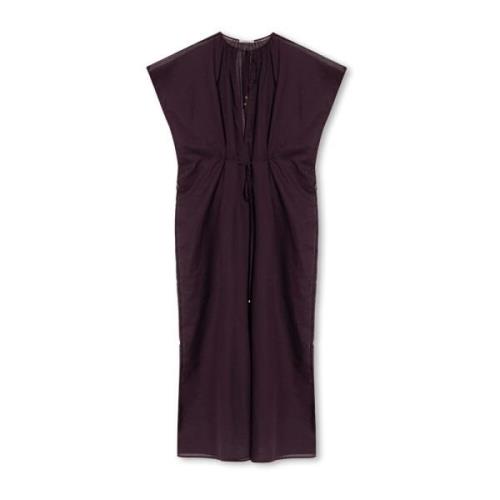 Katoenen jurk Stella McCartney , Purple , Dames