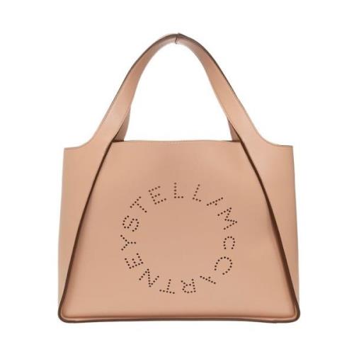 Shopper tas met logo Stella McCartney , Pink , Dames