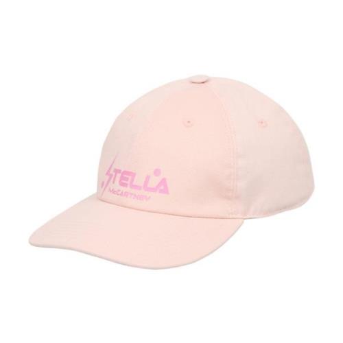 Roze Baseballpet met Logo Stella McCartney , Pink , Dames