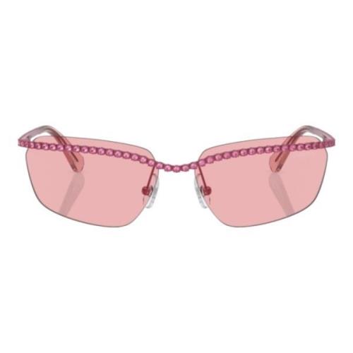 Sole Roze Vlinderbril Swarovski , Pink , Dames