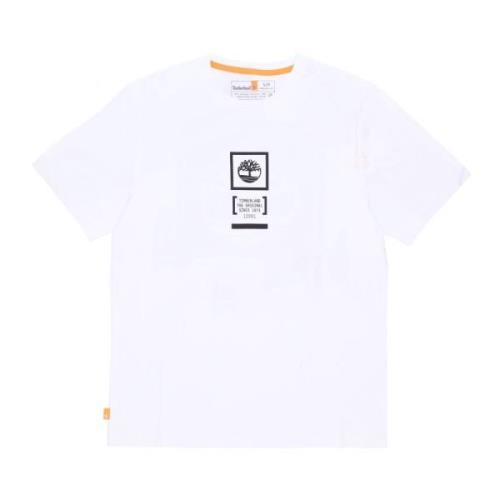 Stack Camo Tee - Heren T-shirt Timberland , White , Heren