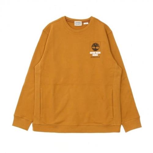 Licht sweatshirtnh crewneck sweatshirt Timberland , Orange , Heren