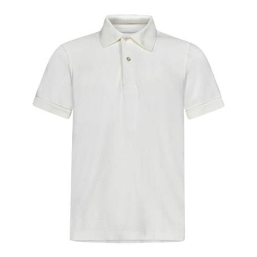 Herenkleding T-shirts; Witte Polos ss23 Tom Ford , White , Heren