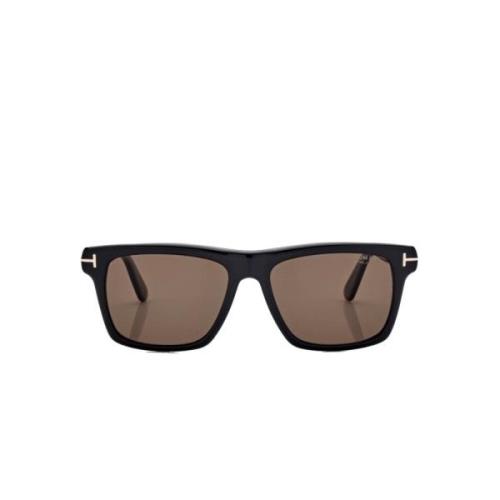 Buckley-02 906 Vierkante Gepolariseerde Zonnebril Tom Ford , Black , H...