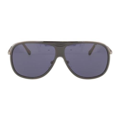 Klieke Navigator Zonnebril Tom Ford , Gray , Heren