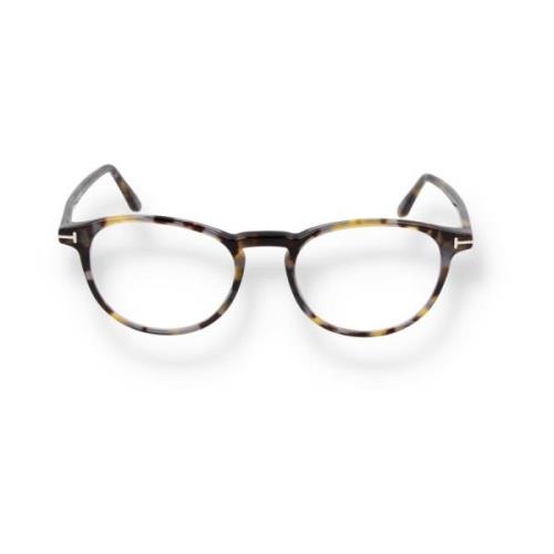 Hoogwaardige Ronde/Ovale Bril Ft5803-51055 055 Tom Ford , Brown , Unis...