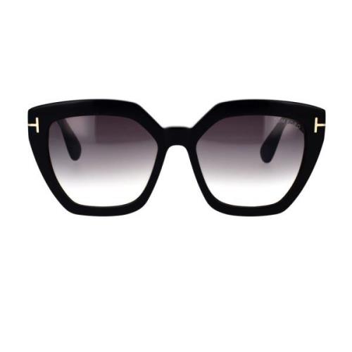 Klassieke vierkante zonnebril Tom Ford , Black , Unisex