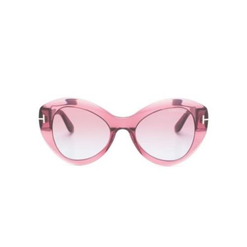 Roze Zonnebril - Stijlvol en veelzijdig Tom Ford , Pink , Dames