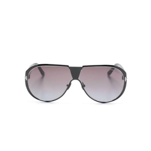 Zwarte zonnebril met accessoires Tom Ford , Black , Heren