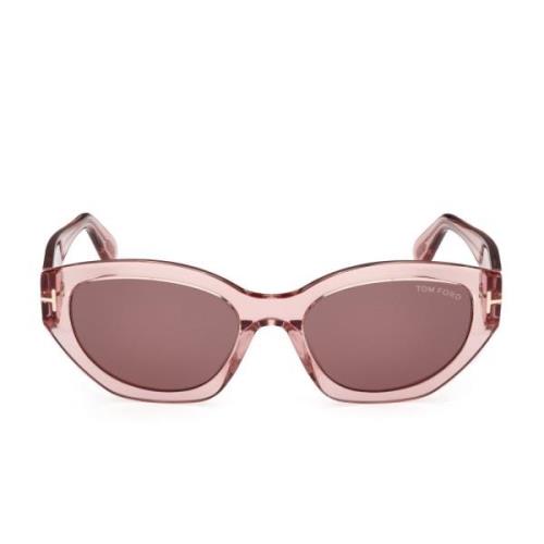 Cat-Eye Zonnebril in Transparant Roze Tom Ford , Pink , Dames