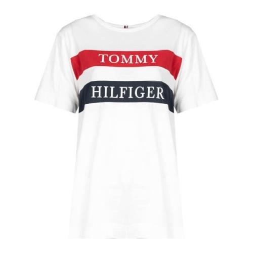 T-shirt met korte mouwen Tommy Hilfiger , White , Dames